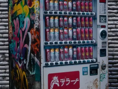 Vending Machine Low-poly 3D model