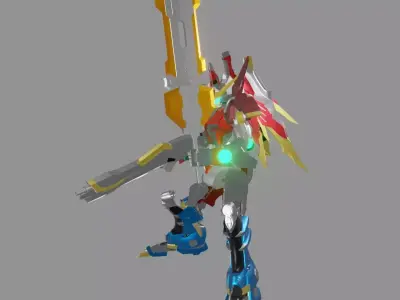 The Mecha Attacker 15 3D model