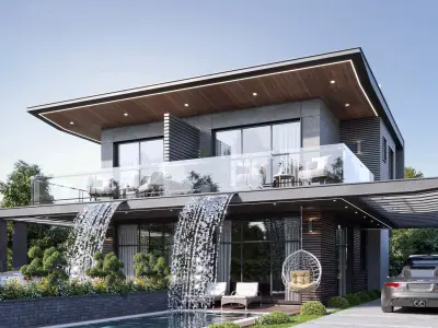 Modern Villa - 3 3D model