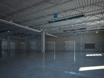  Exhibition Hall 5 3D model