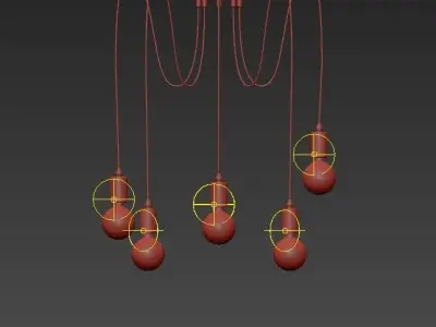 Gut chandelier 3D model