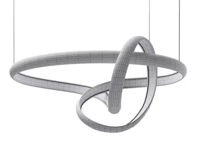 Freeform Series Light Sculpture XVII Low-poly 3D model