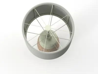 Coastal Cast Table Lamp 3D model