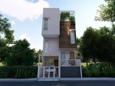 SPLIT LEVEL HOUSE 3D model