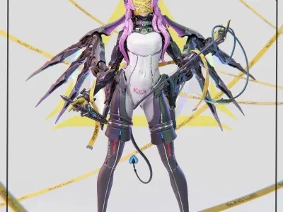 Lilith Mecha Succubus - Project Files 3D model