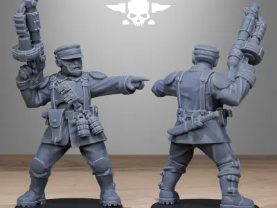 FreeGuard Infantry 3D print model