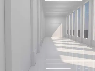 Sci Fi Interior 3D model 28