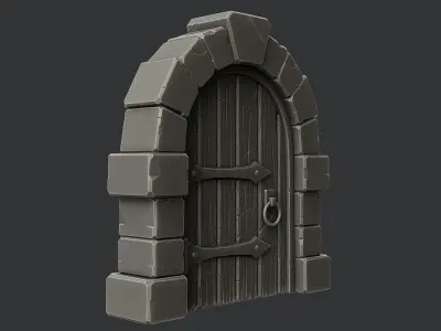 a Door sculpt  3D model