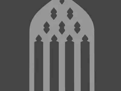 Medieval Window Design Free low-poly 3D model