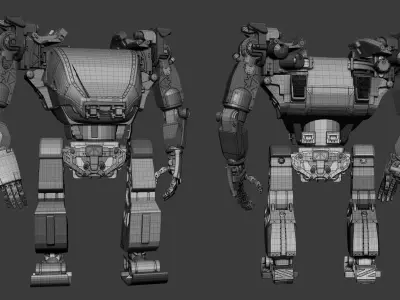 Avatar AMP suit - Mecha Exoskeleton 3D model
