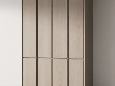 260 cabinet furniture 10 modular wardrobe cupboard 06 3D model