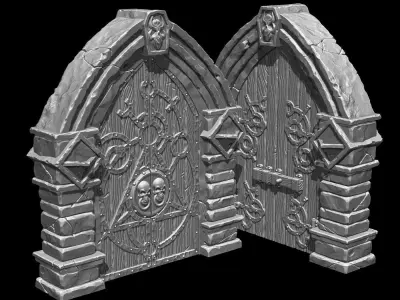 LegendGames Dungeon Doors Pack 3D print model