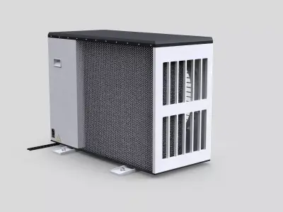 Generic Air Heat Pump T2 3D model