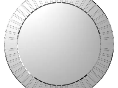 Lidya Frameless Beveled Wall Mirror WLAO2357 3D model