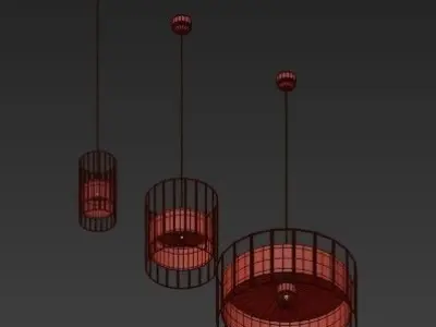 Jual Lampu Gantung 3D model