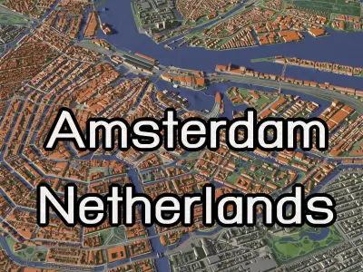 Netherlands - city and urban 3D Model Pack