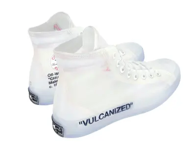 Converse Chunk Taylor All-Star Hi Off-White 3D model