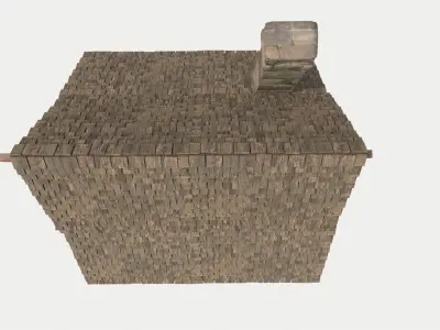 Medieval House  Low-poly 3D model