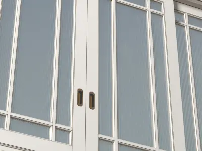 Interior sliding Doors in classic style 3D model