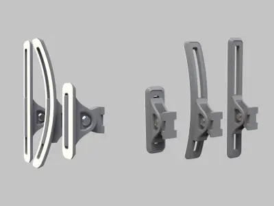 sci fi lighting 8 3D model