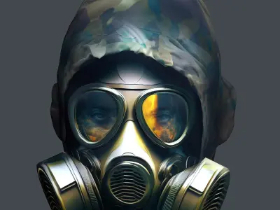 Helmet 3d model military combat Military  Low-poly 3D model