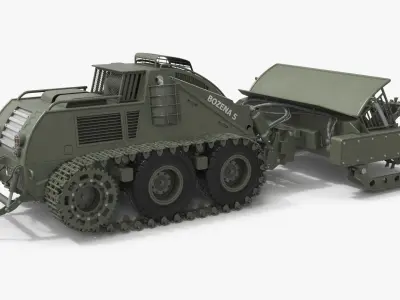  Bozena 5 Remote Mine Clearance Vehicle Military Green 