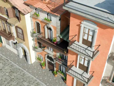 Street Pack 02 Low-poly 3D model