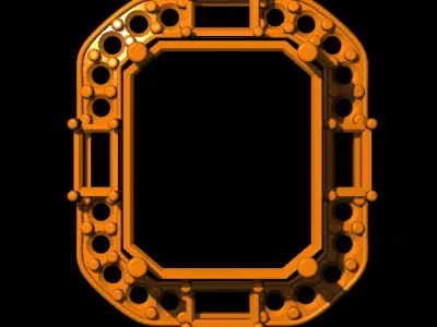 Tops earrings  Free 3D print model