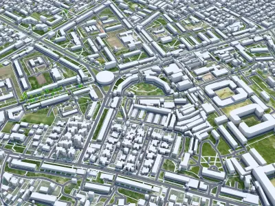 Chisinau Moldova Low-poly 3D model