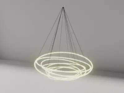 Modern Hanging light  3D model