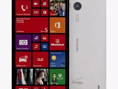 Nokia Lumia Icon White 3D model
