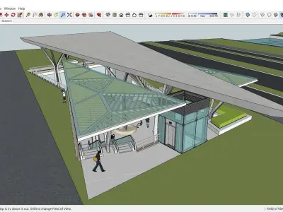 Sketchup Entrance B8 3D model