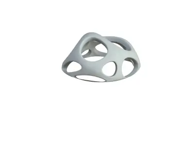SciFi Cube Object No 54812 Low Poly Shape Low-poly 3D model