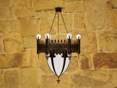 Gothic lantern 3D model