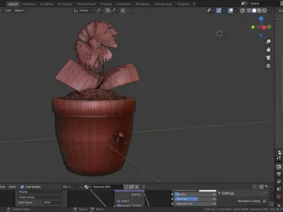 I give you a flower but all you focus is a spider 3D model