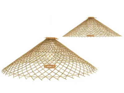 bamboo lamp 38 3D model