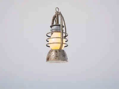 Military Lamp Low-poly 3D model purchase