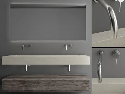 bathroom set 21 3D model