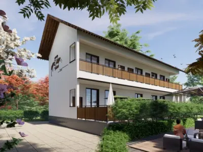 modern guesthouse design 3D model