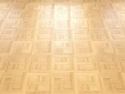 Parquet - Laminate - Wooden floor 2 in 1 Low-poly 3D model 46