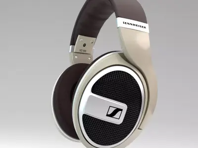 Headphone Sennheiser HD 599 3D model