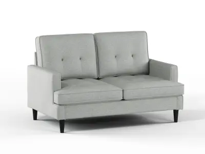 Furniture set Low-poly 3D model