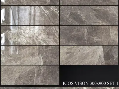 Yurtbay Seramik Kios Vison 300x900 Set 1 3D model