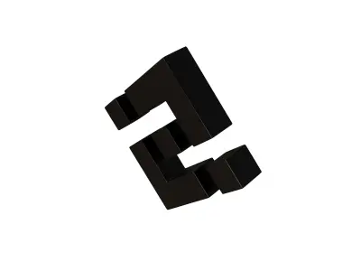 Binance Coin 006 Low-poly 3D model