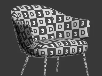 Charlotte chair Armchairs BoConcept 3D model