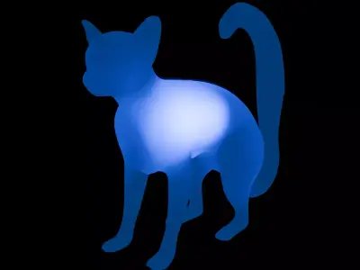 Indirect lighting for ring-tailed lemurs 3D model