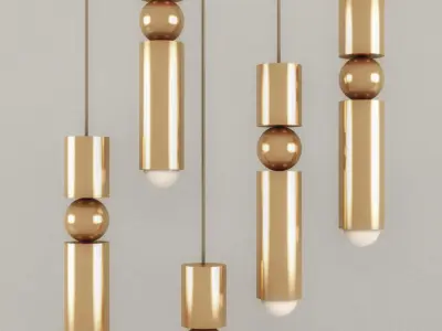 Lee Broom John Lyle furniture set 3D model