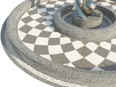 Fountain 10 3D model