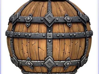 Stylized Wood Seamless Texture Texture 18