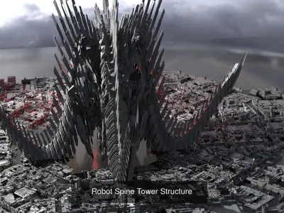 Skeleton Architecture Collection  3D Model Pack